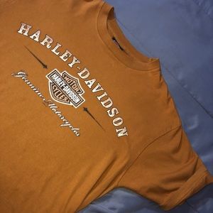 Harley Davidson Burnt Orange Tee